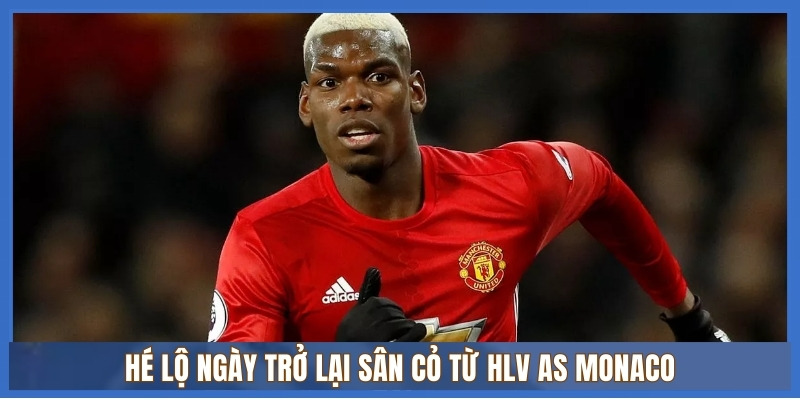 Paul Pogba: Đếm ngược ngày trở lại, tìm bến đỗ cứu vãn sự nghiệp 3 Hé lộ ngày trở lại sân cỏ từ HLV AS Monaco