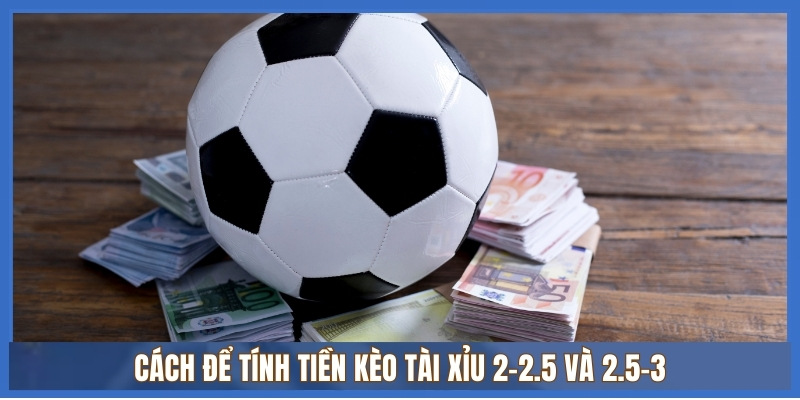 Hướng dẫn cách tính tiền kèo tài xỉu 2-2.5 và 2.5-3 2 Cách để tính tiền kèo tài xỉu 2-2.5 và 2.5-3